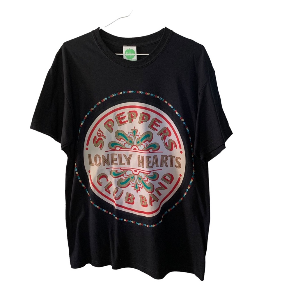 The Beatles Sgt Pepper’s Lonely Hearts Club Band T Shirt Size Large L Black 00s